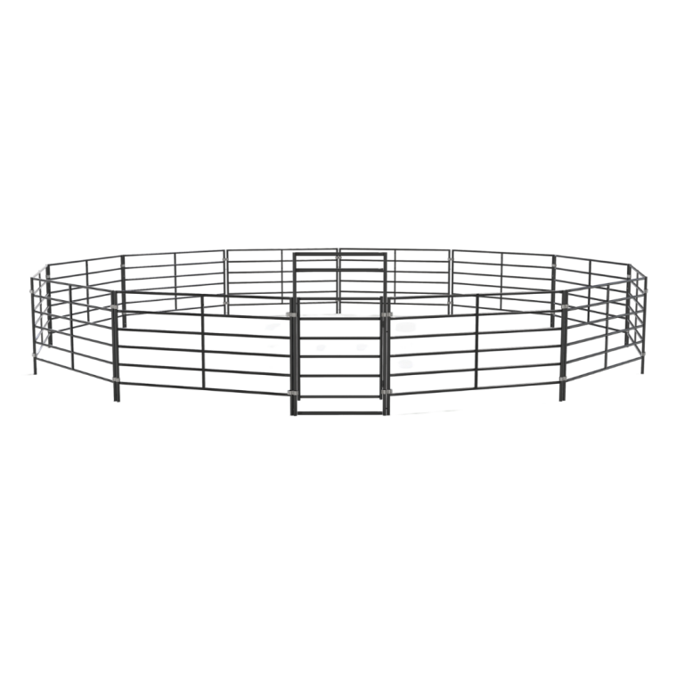 heavy-duty-mustang-40-ft-round-pen-5-rail-corral-panel