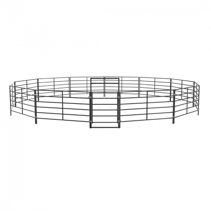 heavy-duty-mustang-40-ft-round-pen-5-rail-corral-panel