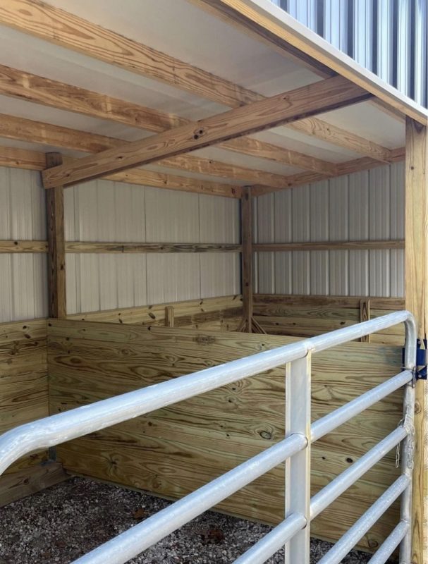 10x20 run shed - Corral Panel